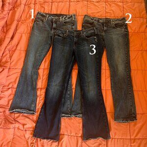 3 pair Silver Jeans W32 L31